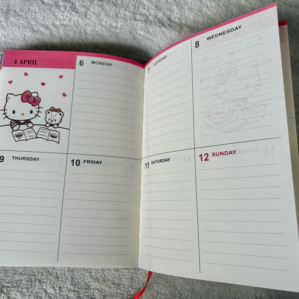 Hello Kitty 2026 Datebook Calendar Planner - Last One Left - Picture 4 of 6